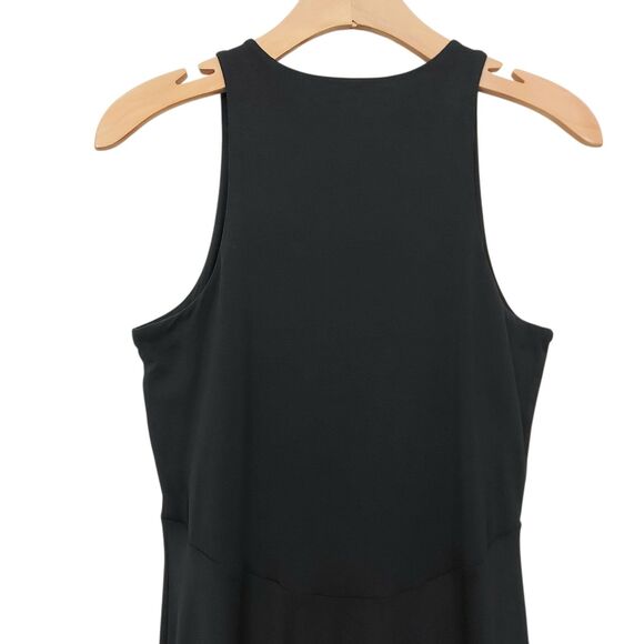 Athleta Santorini Thera Dress Womens Small Black Lightweight Athleisure Travel - Picture 6 of 11